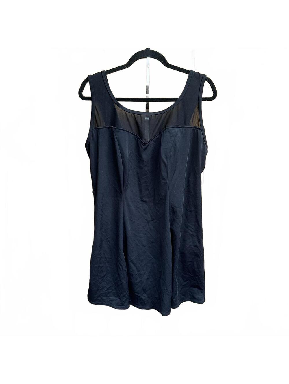 Swim 365 Mesh-Trim Swim Dress Size 20W